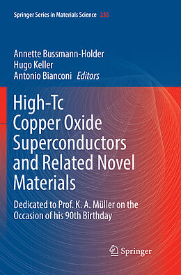 Couverture cartonnée High-Tc Copper Oxide Superconductors and Related Novel Materials de 