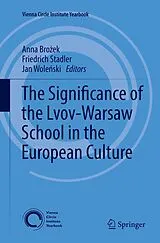 Kartonierter Einband (Kt) The Significance of the Lvov-Warsaw School in the European Culture von