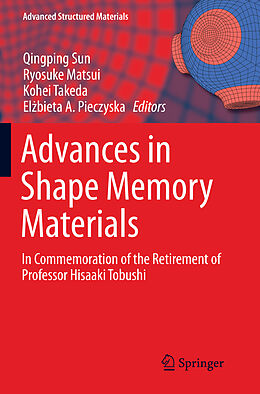 Kartonierter Einband Advances in Shape Memory Materials von 
