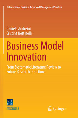 Couverture cartonnée Business Model Innovation de Cristina Bettinelli, Daniela Andreini