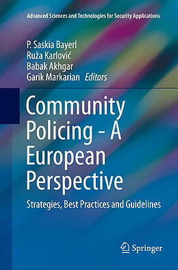 Couverture cartonnée Community Policing - A European Perspective de 