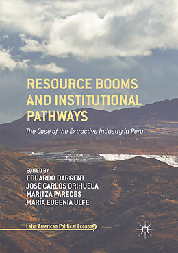 Couverture cartonnée Resource Booms and Institutional Pathways de 