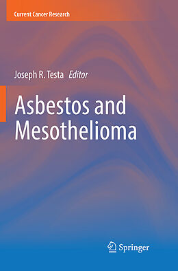 Couverture cartonnée Asbestos and Mesothelioma de 