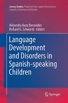 Kartonierter Einband Language Development and Disorders in Spanish-speaking Children von 