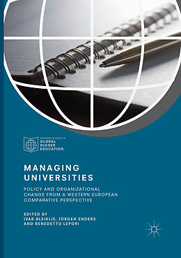 Couverture cartonnée Managing Universities de 