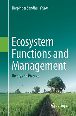 Couverture cartonnée Ecosystem Functions and Management de 