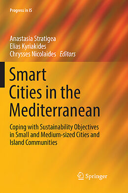 Couverture cartonnée Smart Cities in the Mediterranean de 