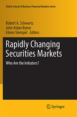 Couverture cartonnée Rapidly Changing Securities Markets de 