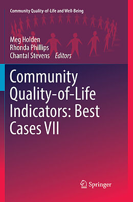 Couverture cartonnée Community Quality-of-Life Indicators: Best Cases VII de 