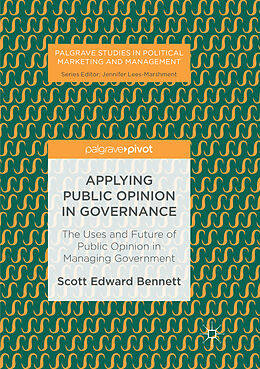 Couverture cartonnée Applying Public Opinion in Governance de Scott Edward Bennett