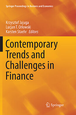 Kartonierter Einband Contemporary Trends and Challenges in Finance von 