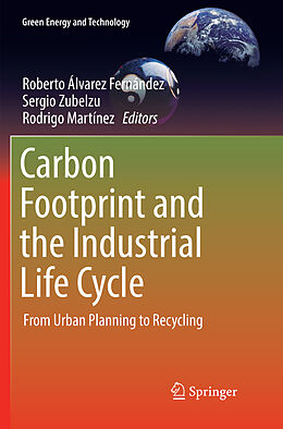 Couverture cartonnée Carbon Footprint and the Industrial Life Cycle de 