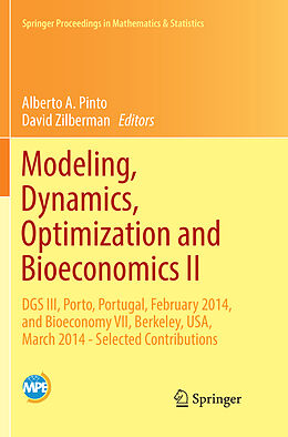 Couverture cartonnée Modeling, Dynamics, Optimization and Bioeconomics II de 