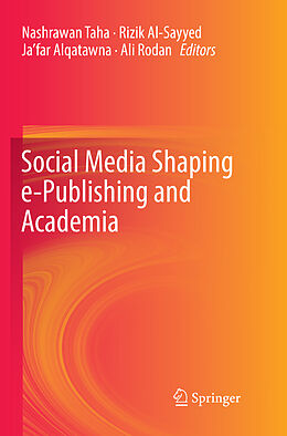 Couverture cartonnée Social Media Shaping e-Publishing and Academia de 