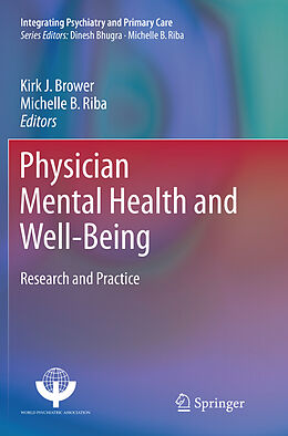 Couverture cartonnée Physician Mental Health and Well-Being de 