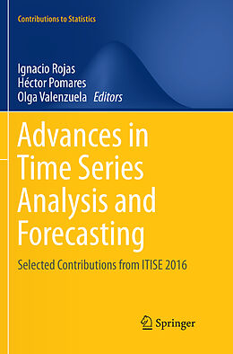 Couverture cartonnée Advances in Time Series Analysis and Forecasting de 