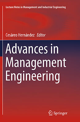 Kartonierter Einband Advances in Management Engineering von 