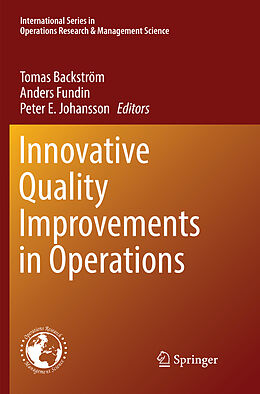 Kartonierter Einband Innovative Quality Improvements in Operations von 