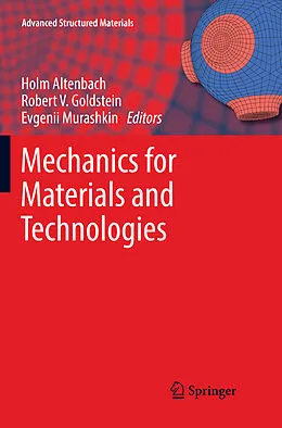 Kartonierter Einband Mechanics for Materials and Technologies von 
