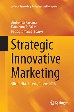 Couverture cartonnée Strategic Innovative Marketing de 