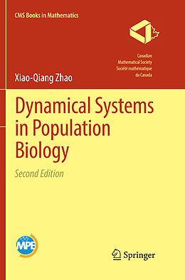 Couverture cartonnée Dynamical Systems in Population Biology de Xiao-Qiang Zhao