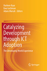 Couverture cartonnée Catalyzing Development through ICT Adoption de 