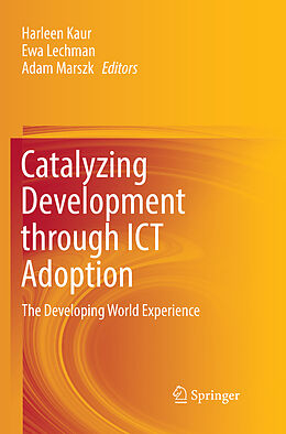 Couverture cartonnée Catalyzing Development through ICT Adoption de 