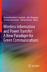 Couverture cartonnée Wireless Information and Power Transfer: A New Paradigm for Green Communications de 