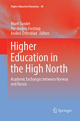 Couverture cartonnée Higher Education in the High North de 