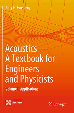 Couverture cartonnée Acoustics-A Textbook for Engineers and Physicists de Jerry H. Ginsberg