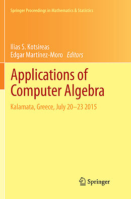 Kartonierter Einband Applications of Computer Algebra von 