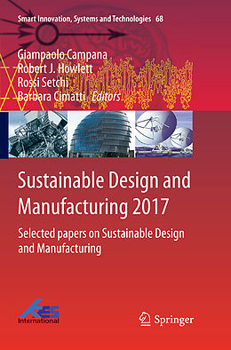 Kartonierter Einband Sustainable Design and Manufacturing 2017 von 