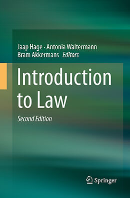 Kartonierter Einband Introduction to Law von 