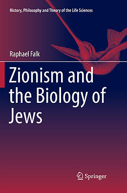 Couverture cartonnée Zionism and the Biology of Jews de Raphael Falk