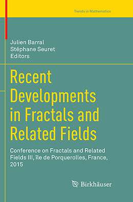 Kartonierter Einband Recent Developments in Fractals and Related Fields von 