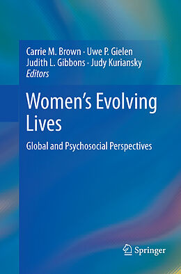 Couverture cartonnée Women's Evolving Lives de 