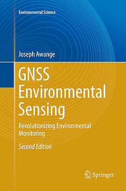 Couverture cartonnée GNSS Environmental Sensing de Joseph Awange