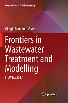 Kartonierter Einband Frontiers in Wastewater Treatment and Modelling von 