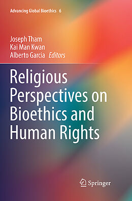 Couverture cartonnée Religious Perspectives on Bioethics and Human Rights de 