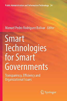 Kartonierter Einband Smart Technologies for Smart Governments von 