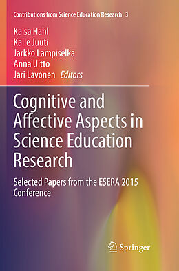 Couverture cartonnée Cognitive and Affective Aspects in Science Education Research de 