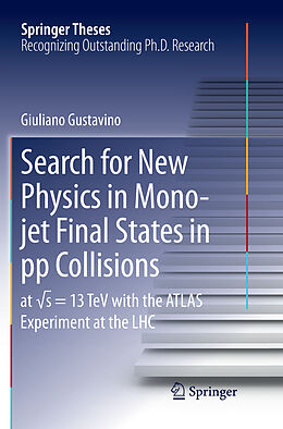 Couverture cartonnée Search for New Physics in Mono-jet Final States in pp Collisions de Giuliano Gustavino