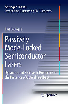 Couverture cartonnée Passively Mode-Locked Semiconductor Lasers de Lina Jaurigue