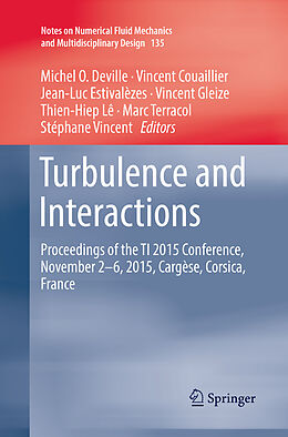 Couverture cartonnée Turbulence and Interactions de 