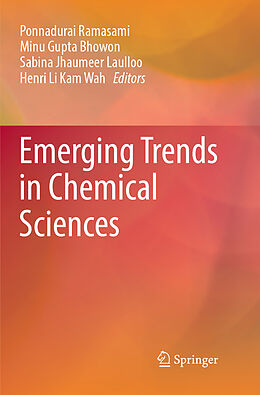 Couverture cartonnée Emerging Trends in Chemical Sciences de 