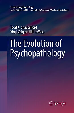Couverture cartonnée The Evolution of Psychopathology de 