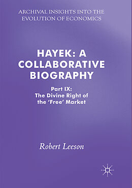 Couverture cartonnée Hayek: A Collaborative Biography de 