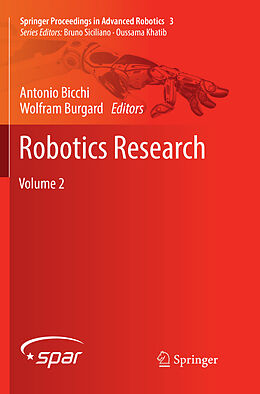 Couverture cartonnée Robotics Research de 