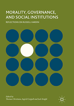 Couverture cartonnée Morality, Governance, and Social Institutions de 