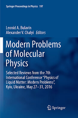 Couverture cartonnée Modern Problems of Molecular Physics de 